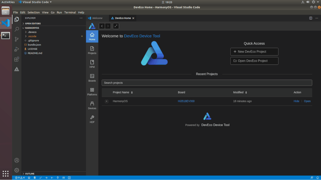 HUAWEI DevEco Device Tool 2.0 Beta1