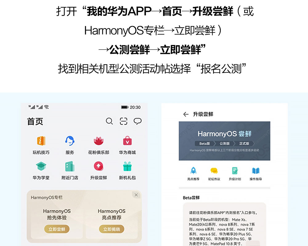 【官方攻略】HarmonyOS升级流程、电池续航、桌面DIY……全部奉上！